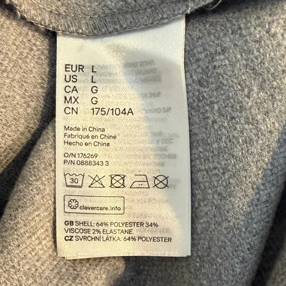 H&M Light Grey Shacket L - Picture 8 of 8
